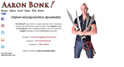 Desktop Screenshot of aaronbonk.com
